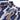 Seidenbluse mit Print 44 / 263002 night blue