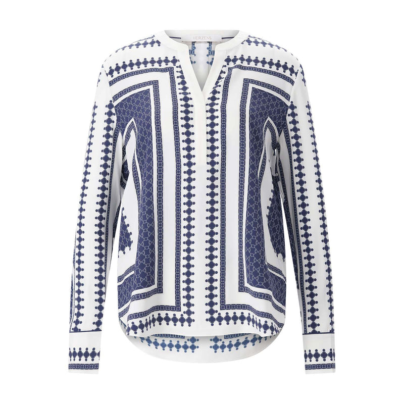 Herzen's Angelegenheit Blusenshirt aus Seiden-Mix Damen