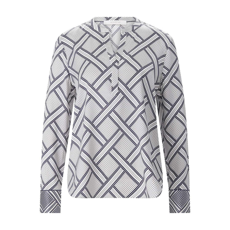 Bluse aus Seiden-Mix