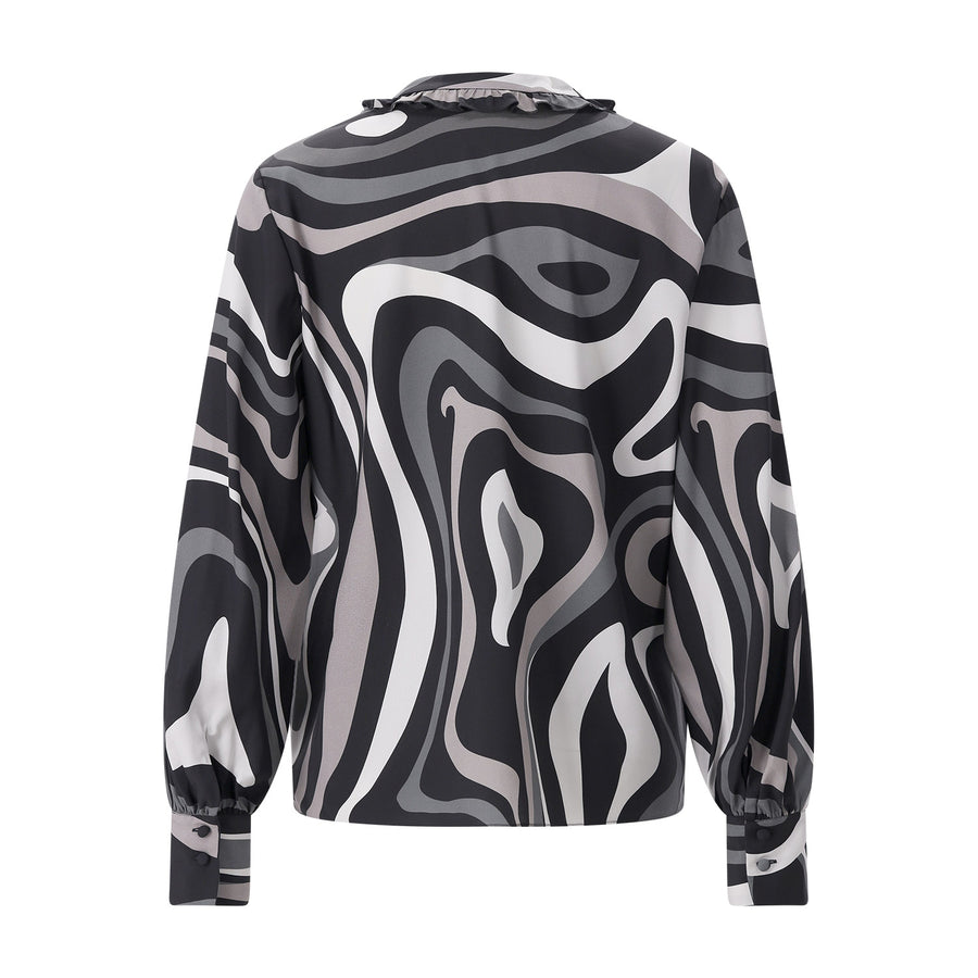 Bluse aus Seiden-Mix 46 / Multicolor