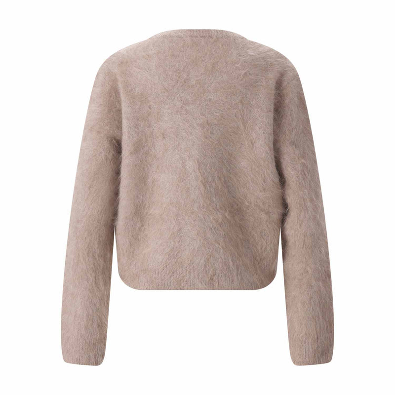 Strickjacke aus Kaschmir M / Beige