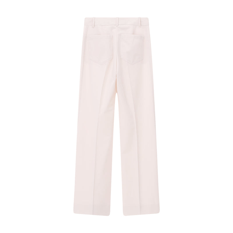 Weite Stoffhose 42 / Rosa