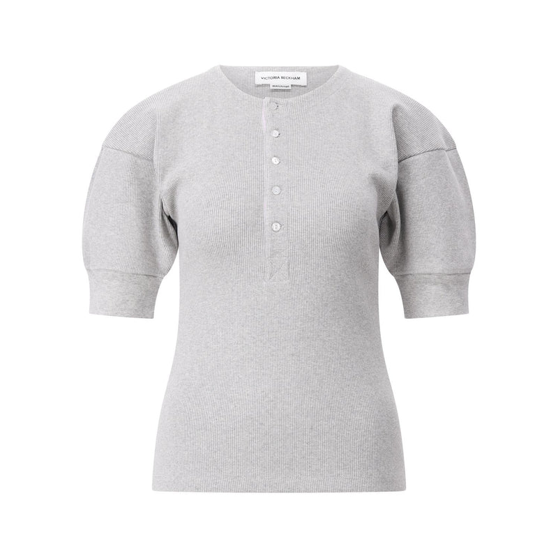 Victoria Beckham T-Shirt mit Ballonärmel Damen