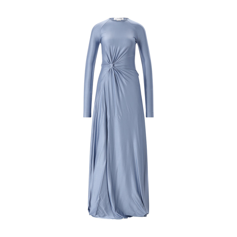 Elegantes Maxikleid 42 / Hellblau