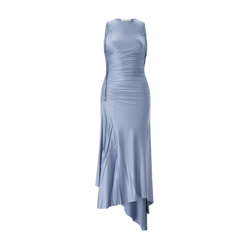 Elegantes Maxikleid 40 / Hellblau