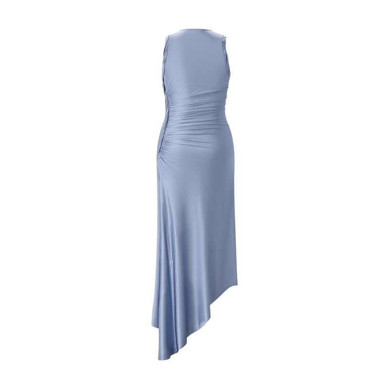 Elegantes Maxikleid 40 / Hellblau