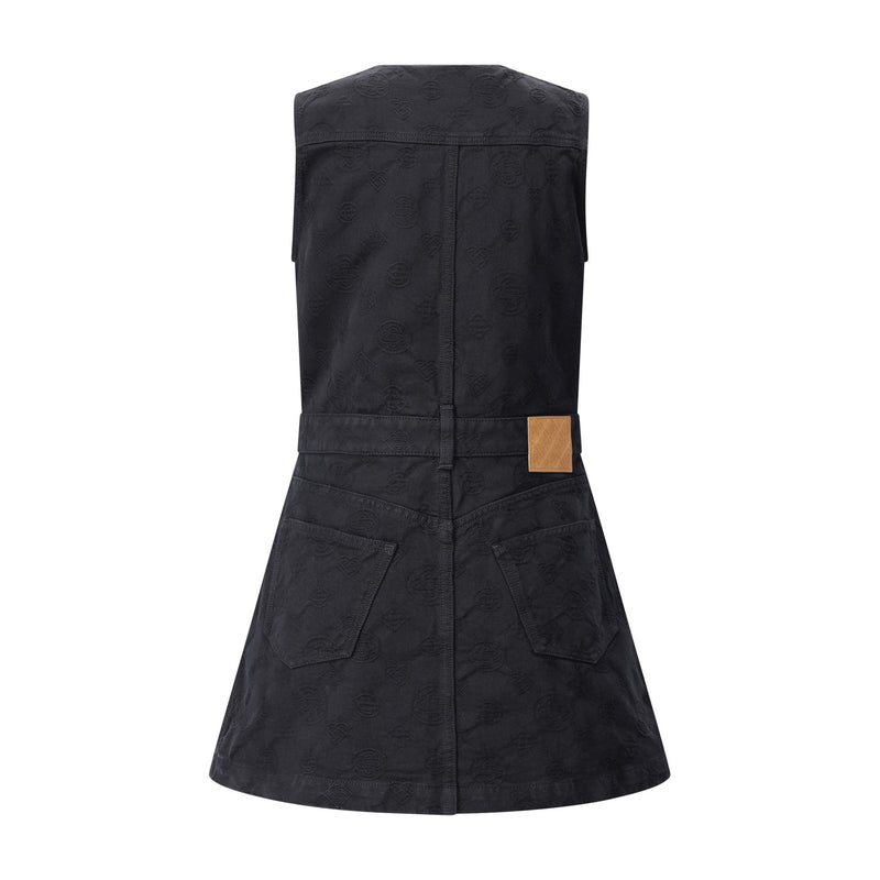 Casablanca Mini-Jeanskleid mit Logoprints Damen