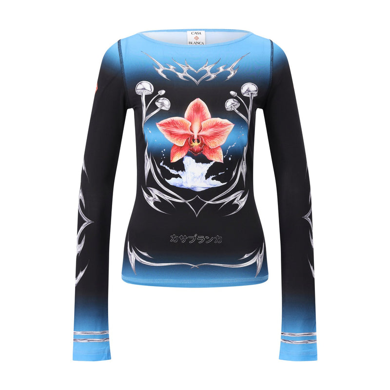 Casablanca Langarmshirt mit Print Damen