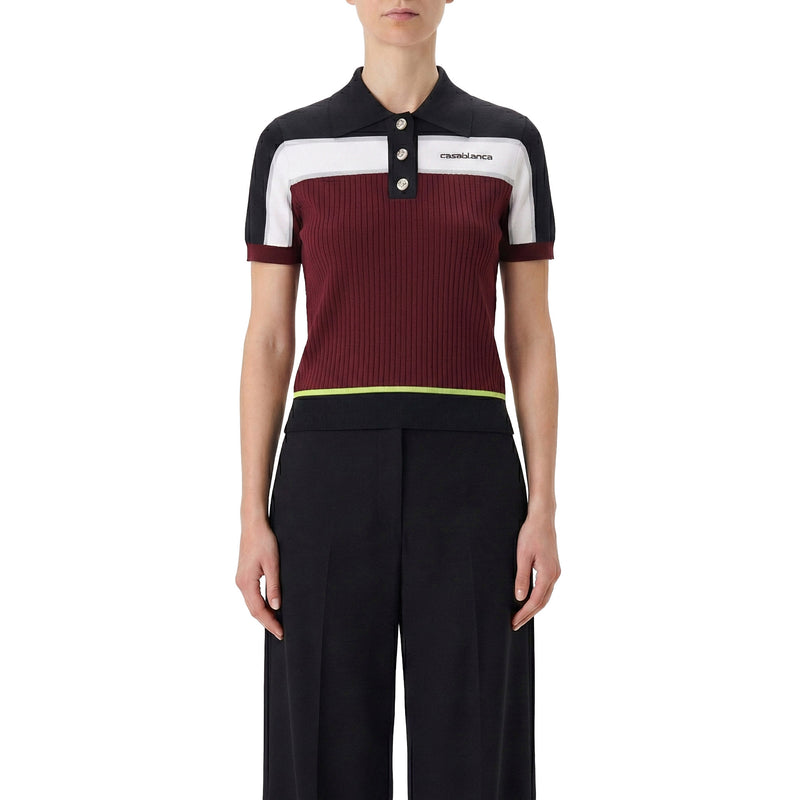 Casablanca Poloshirt mit Logo Damen