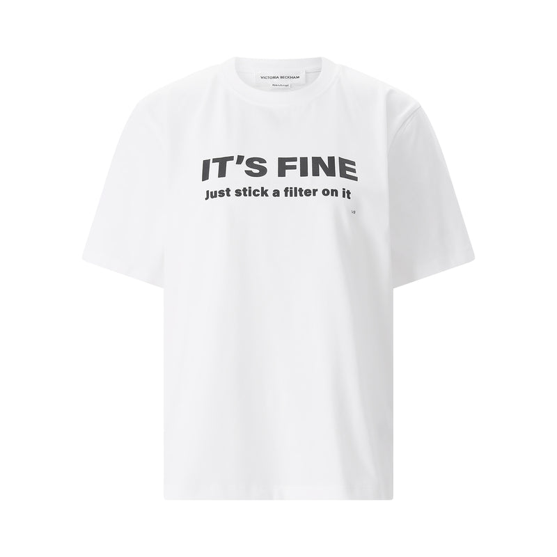 T-Shirt mit Print XL / Weiß