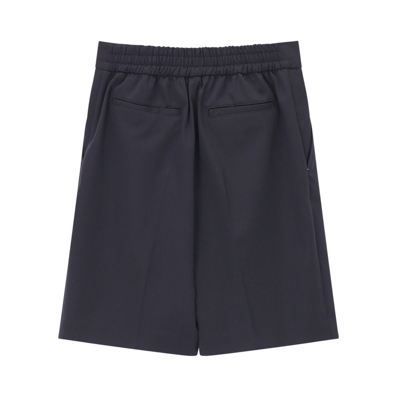 Shorts aus Woll-Mix 40 / Dunkelblau