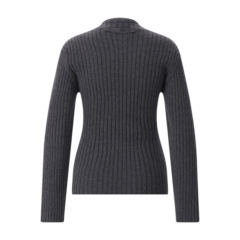 Pullover aus Woll-Kaschmir-Mix L / Grau