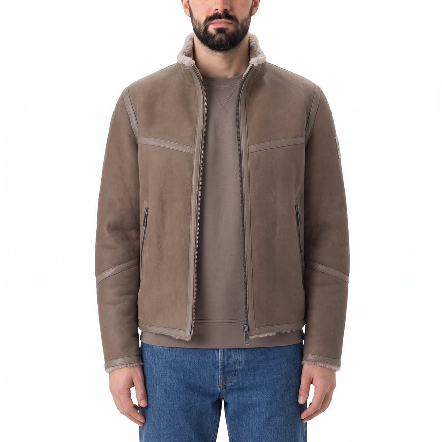 Jacke Highland aus Leder XL / Hellbraun