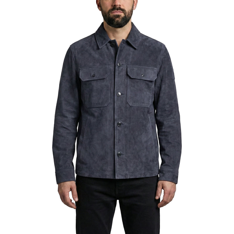 Belstaff Overshirt Waypoint aus Veloursleder Herren