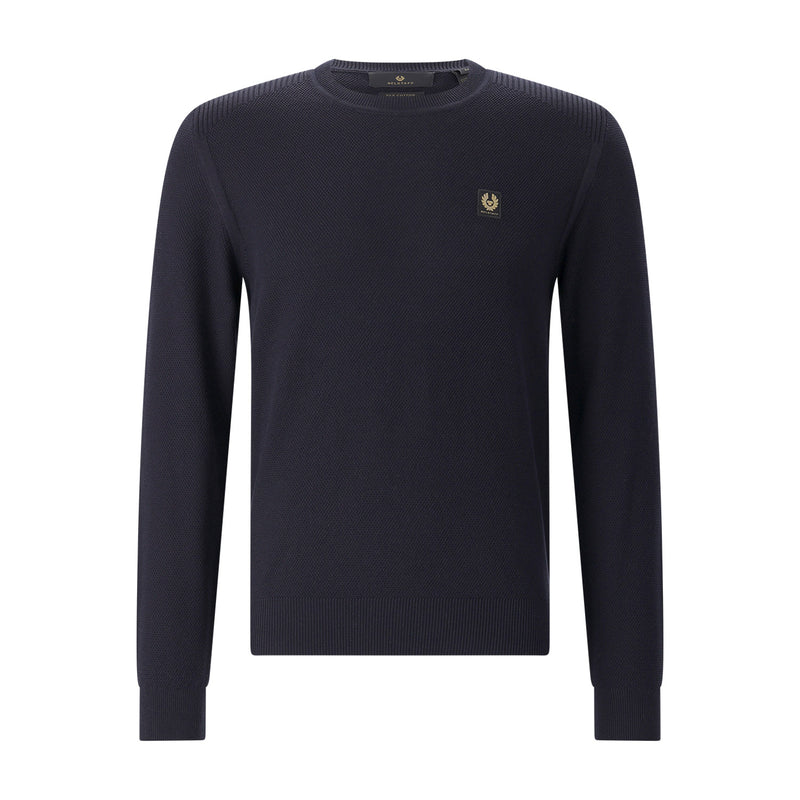 Pullover aus Seide und Baumwolle 3XL / Dunkelblau