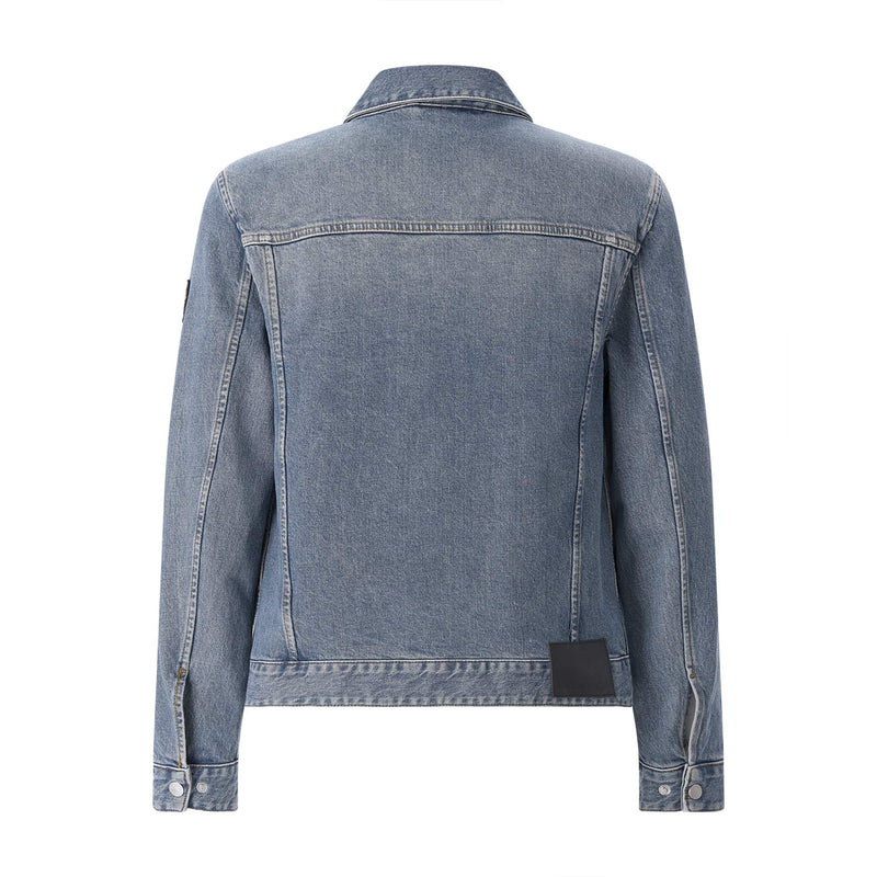 Jeansjacke Piston mit Logo XXXL / Blau