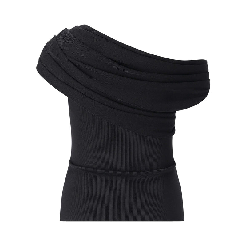 self-portrait Asymmetrisches Top Damen