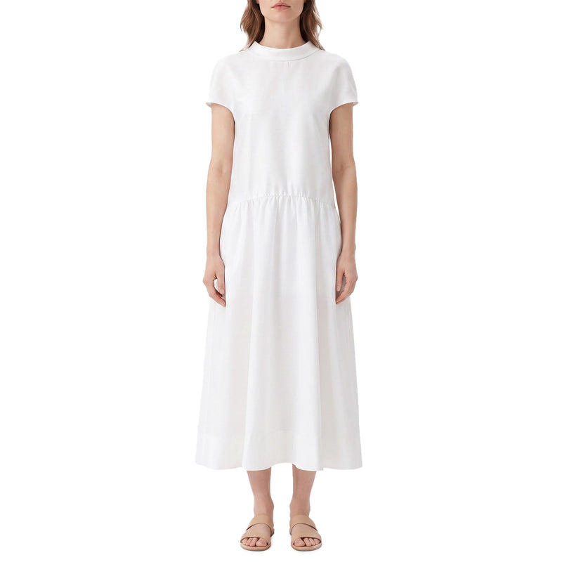 self-portrait Maxikleid im Material-Mix Damen