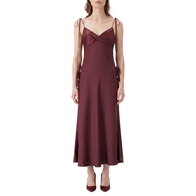 Maxikleid aus Satin