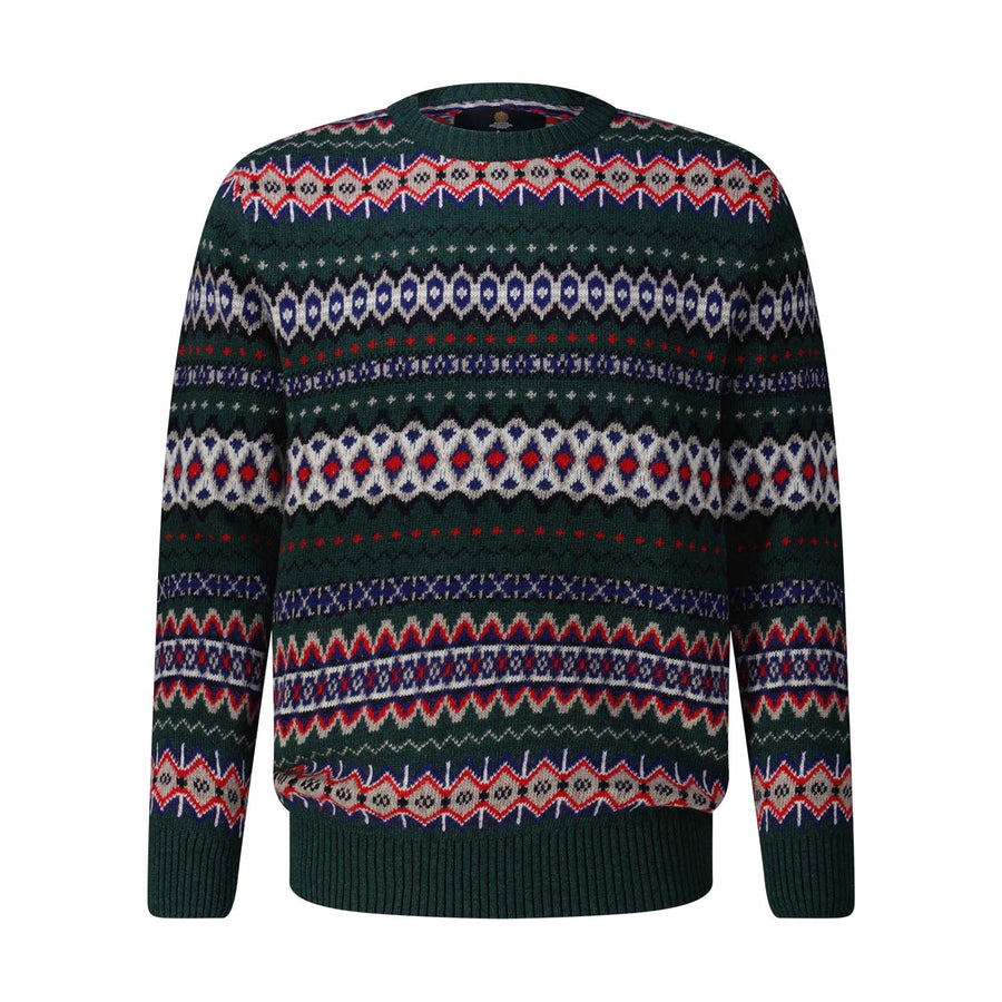 Pullover aus Wolle XL / Dunkelgrün