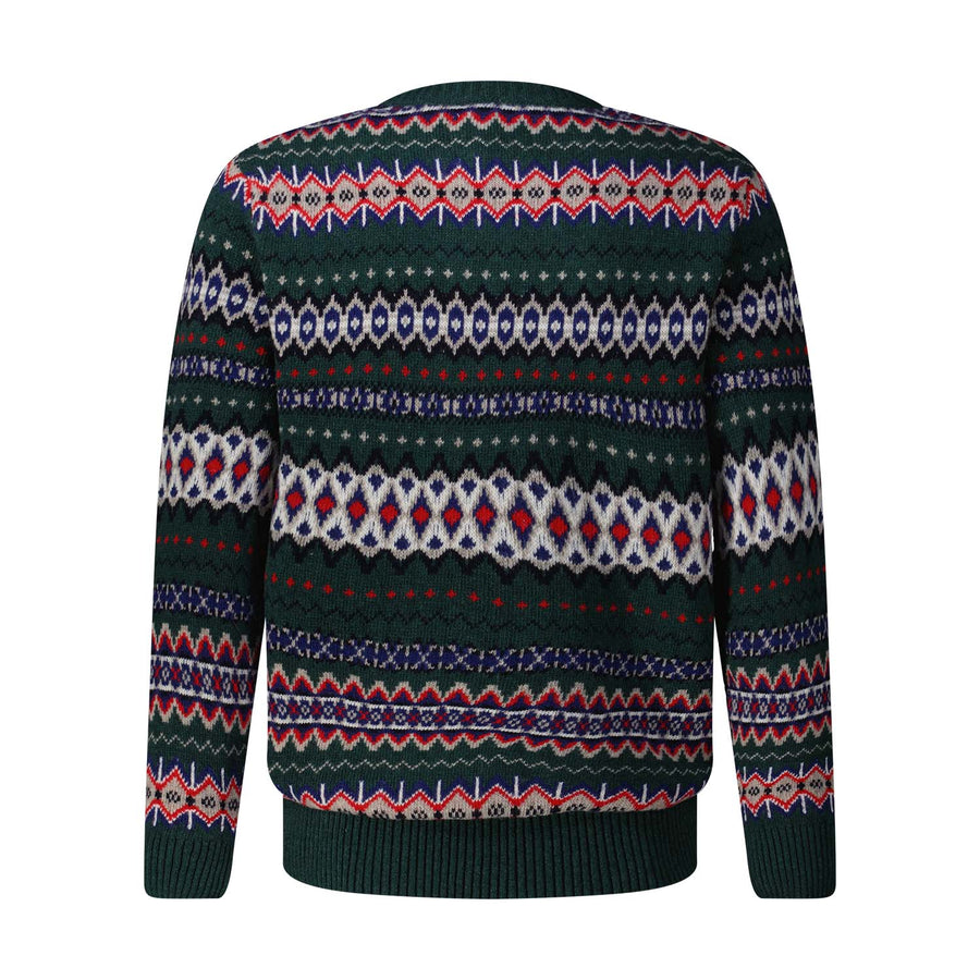 Pullover aus Wolle XL / Dunkelgrün