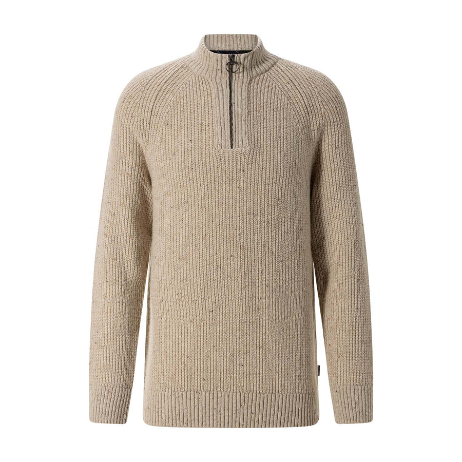 Troyer Fleck aus Woll-Mix XXL / Beige