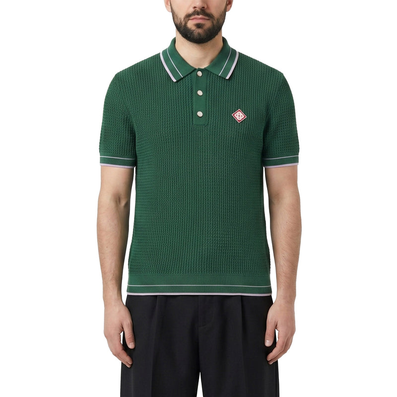 Casablanca Poloshirt aus Grobstrick Herren
