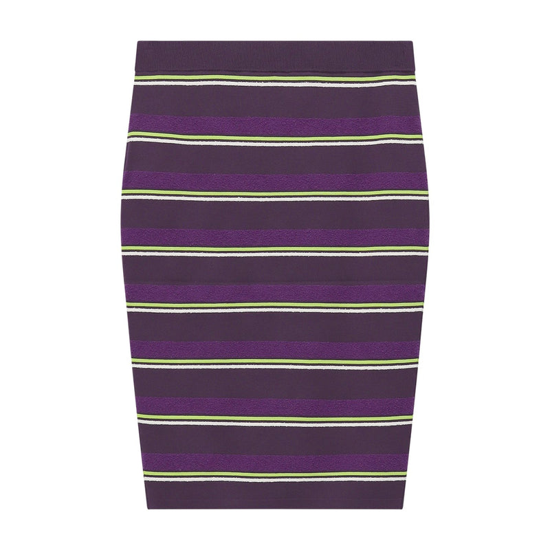 Midirock mit Logo L / Lila