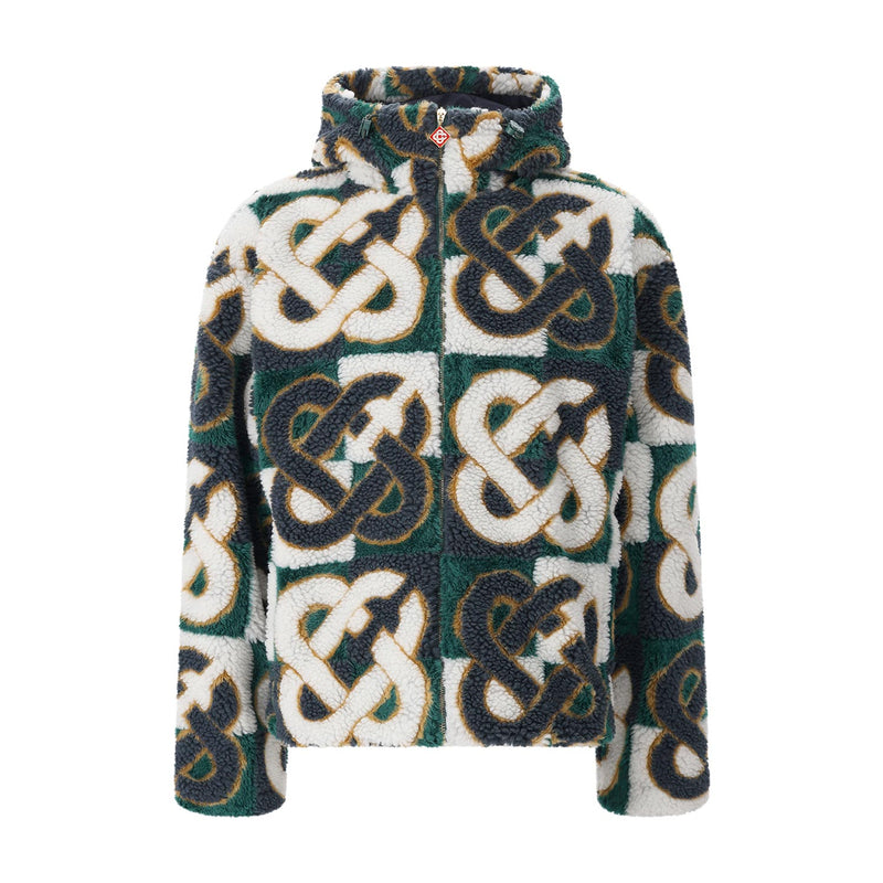 Casablanca Fleecejacke aus Woll-Mix Herren