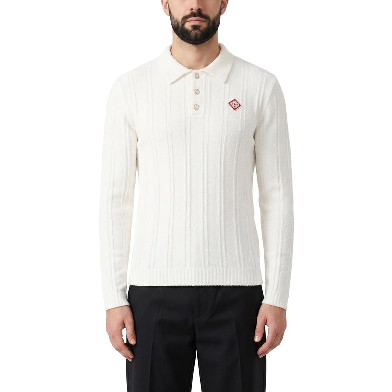 Gestricktes Poloshirt