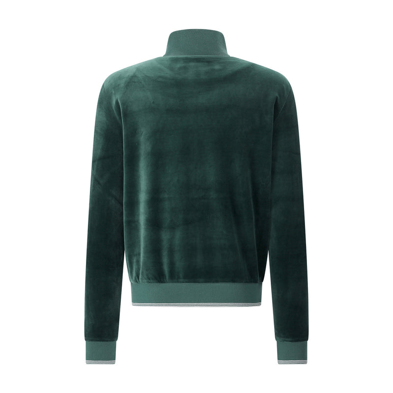 Sweatjacke aus Baumwoll-Mix XXL / Grün