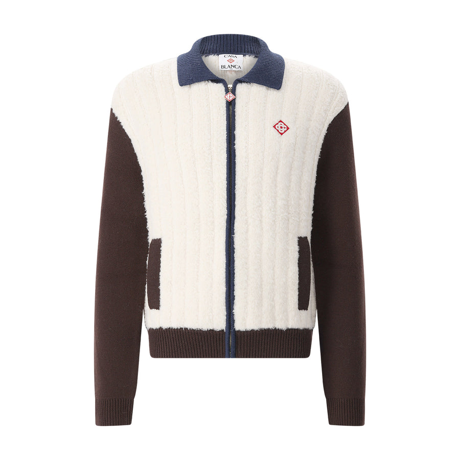 Casablanca Strickjacke aus Woll-Mix Herren