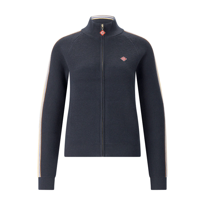 Strickjacke aus Baumwoll-Mix L / Navy