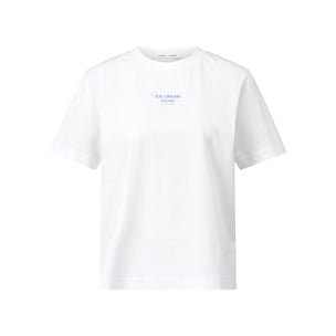 T-Shirt Sacamino mit Print XL / Weiß