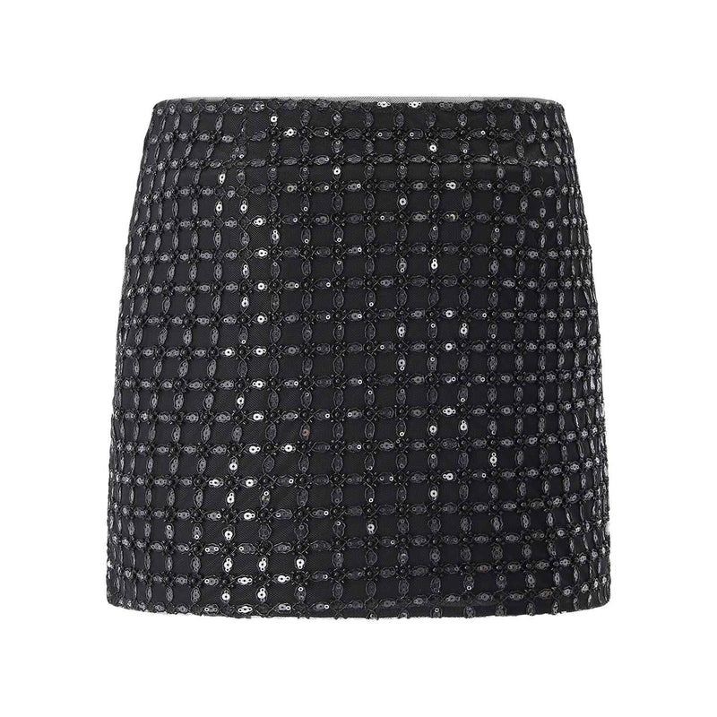 Rotate Minirock mit Pailletten Damen