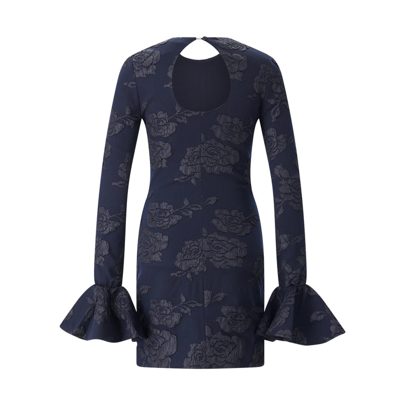 Rotate Jacquard Minikleid Damen