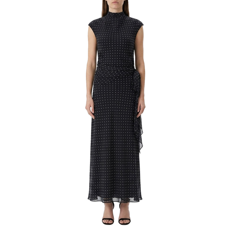 Rotate Maxikleid mit Blumenprint Damen