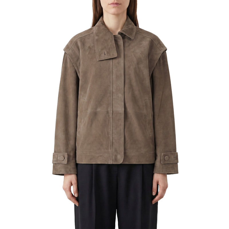 Rotate Oversized Lederjacke Damen