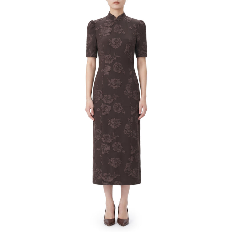 Jacquard Midikleid