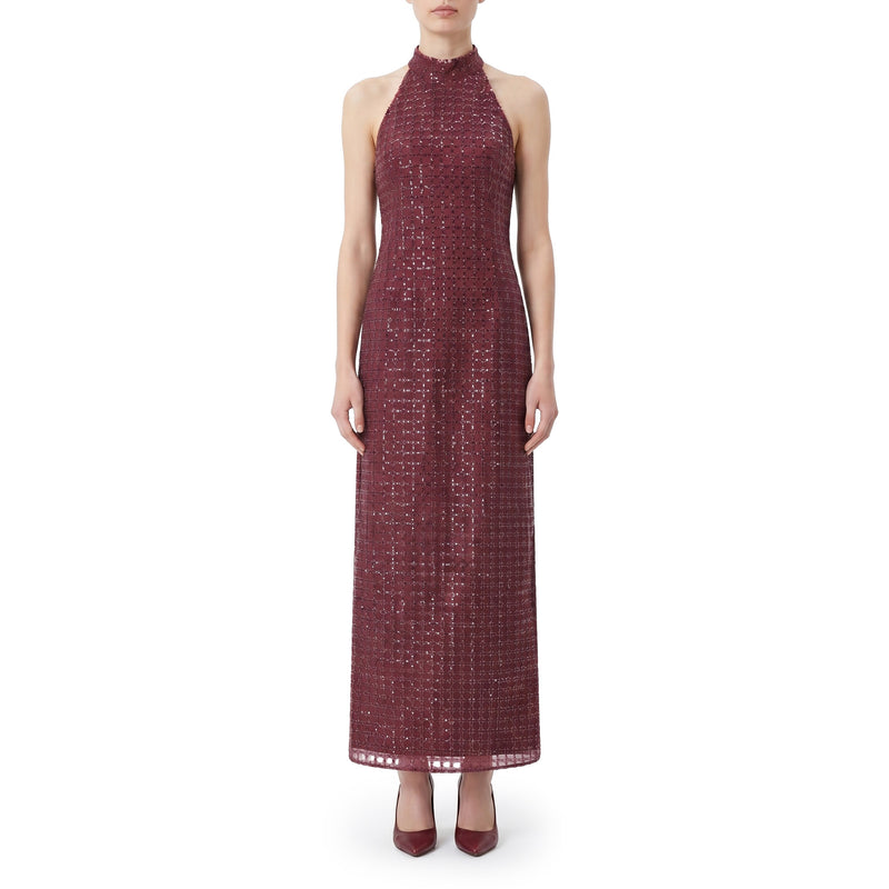 Maxikleid mit Pailletten