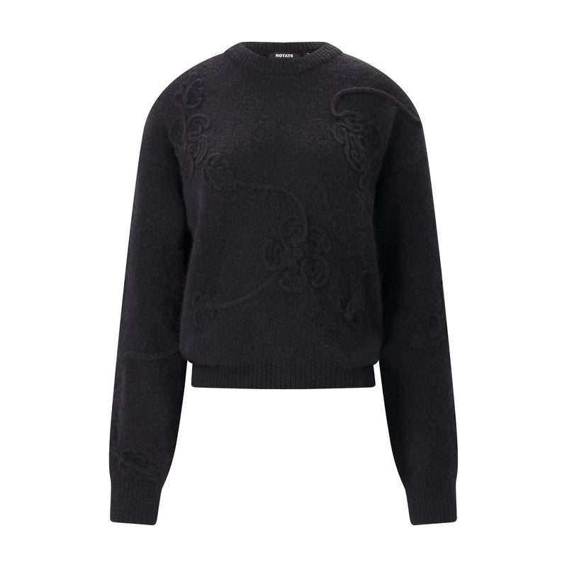 Pullover aus Woll-Mix L / Schwarz