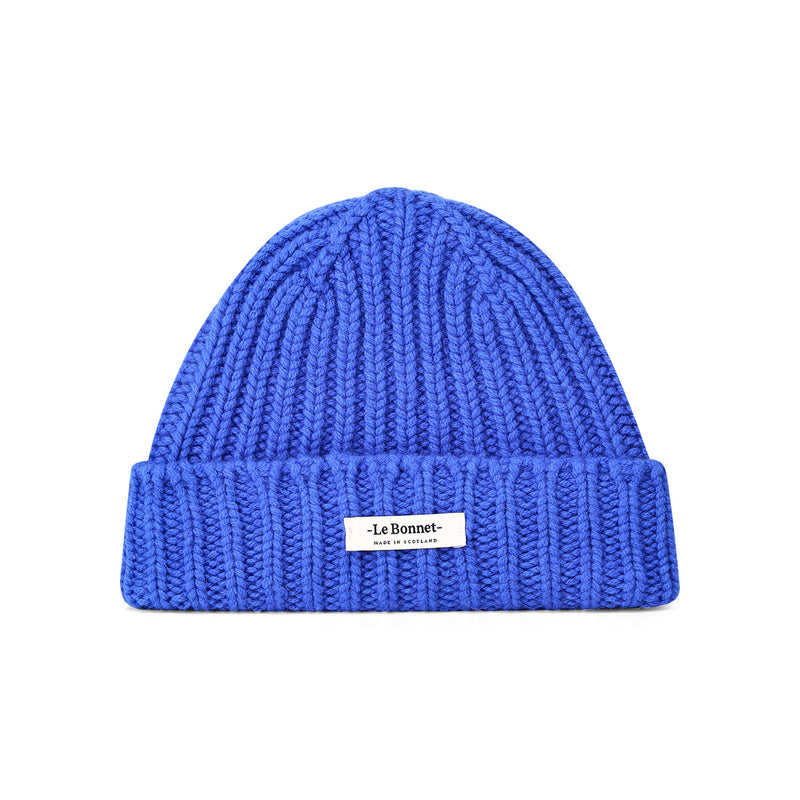 Mütze LBL aus Woll-Mix One Size / Blau