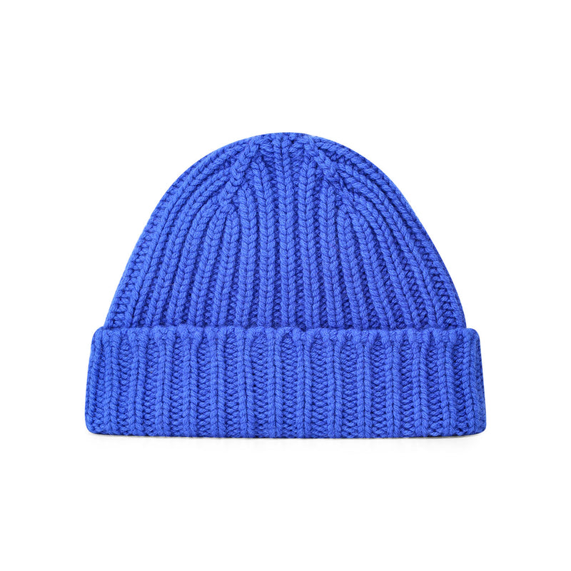 Mütze LBL aus Woll-Mix One Size / Blau