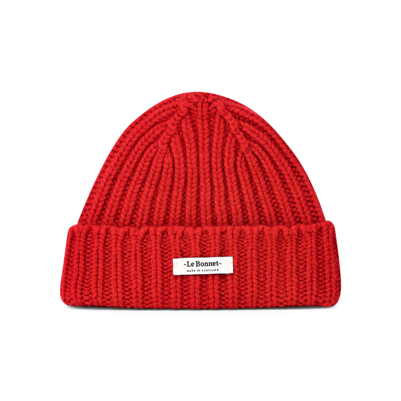 Mütze LBL aus Woll-Mix One Size / Rot