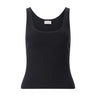 Almada Geripptes Top aus Seidenmix Damen