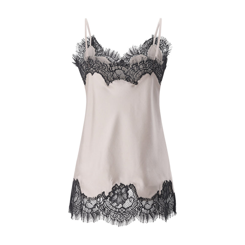 Top aus Seide-Mix XL / Creme