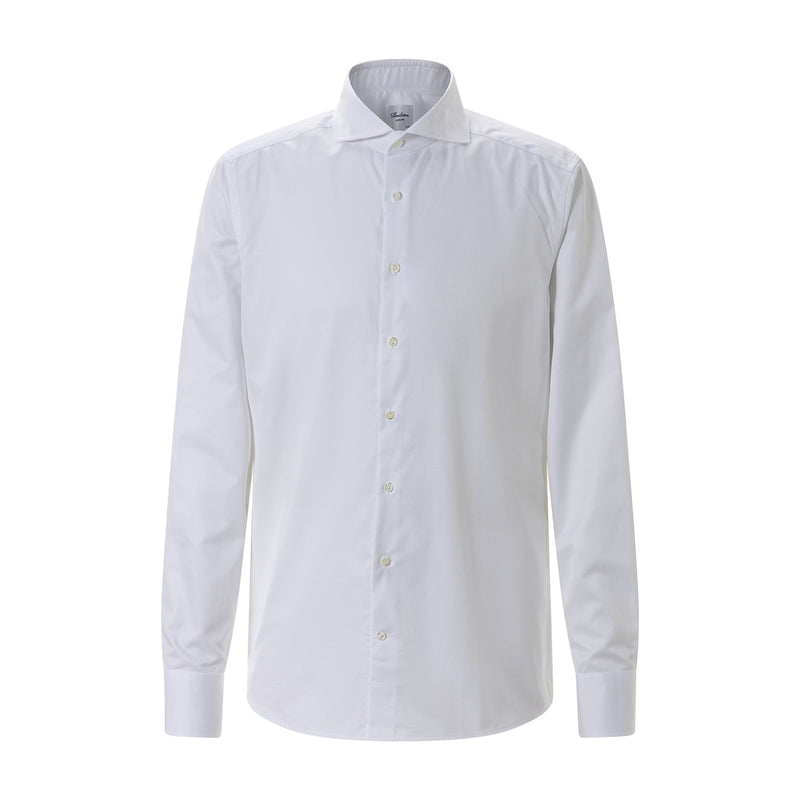 Slim-Fit Hemd aus Baumwolle 39 / Weiß
