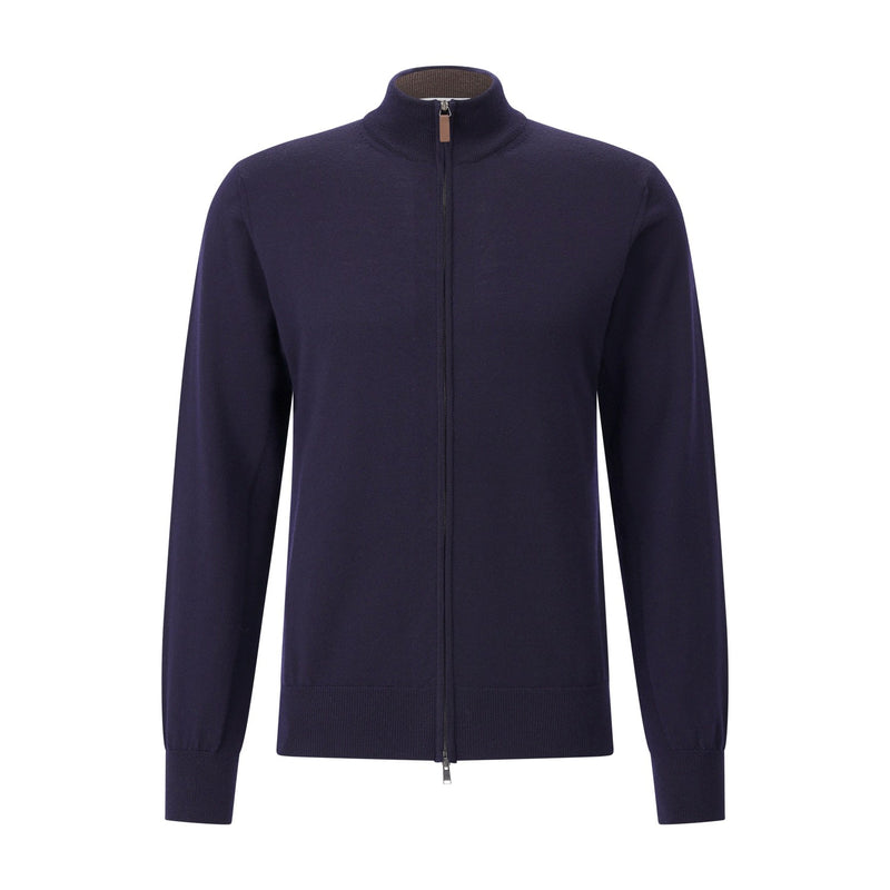 Eton Strickjacke aus Merinowolle Herren