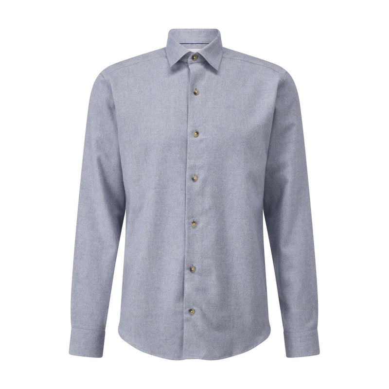 Eton Regular-Fit Flanellhemd aus Baumwolle Herren