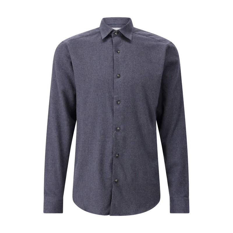 Eton Regular-Fit Flanellhemd aus Baumwolle Herren